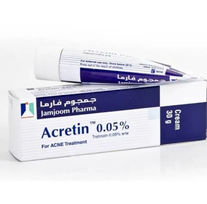 Acretin 0.05% Cream for Acné (Tretinoin) 30g - Image 3