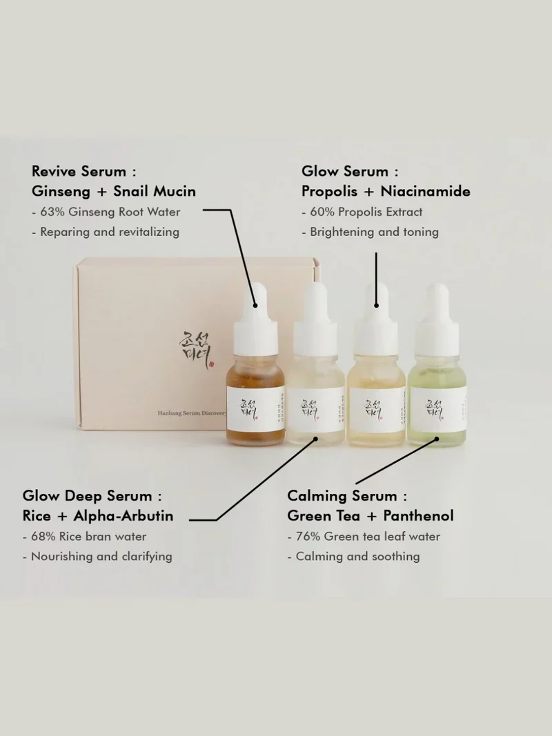 BEAUTY OF JOSEON - MINI HANBANG SERUM DISCOVERY KIT - 4PCS X 10ml - Image 4