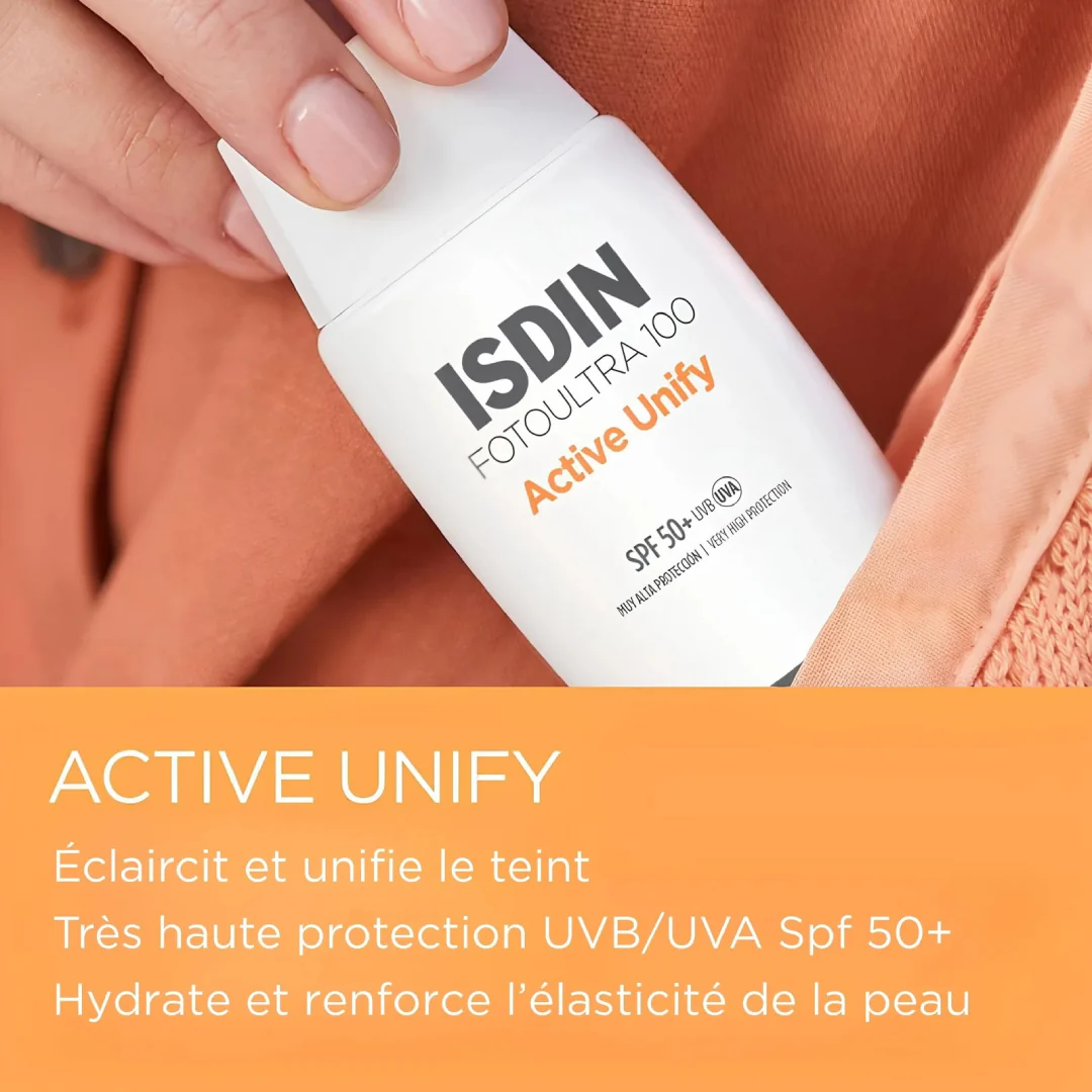 ISDIN FotoUltra 100 Active Unify Dépigmentant Spf50+ | 50 ML - Image 5