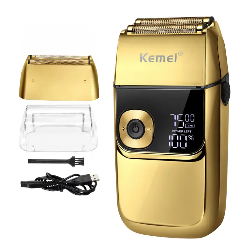 Kemei KM-2028 Rasoir Électrique avec Double Tête et Écran LCD - Image 5