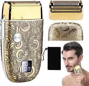 KEMEI-Rasoir électrique professionnel pour homme, mini rasoir, km-870 portable, 2 lames - Image 3