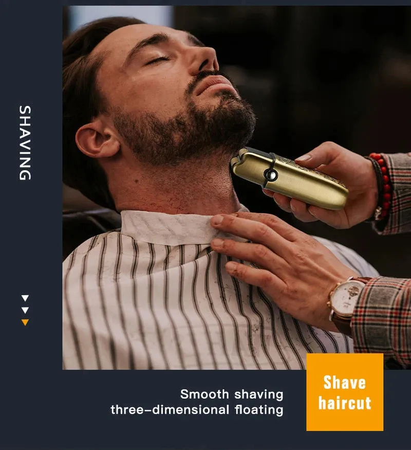 KEMEI-Rasoir électrique professionnel pour homme, mini rasoir, km-870 portable, 2 lames - Image 4